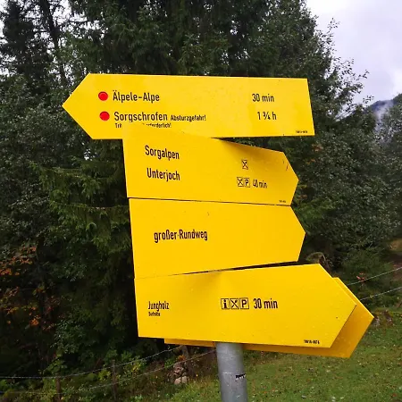 Apartmán Erlebnis Jungholz